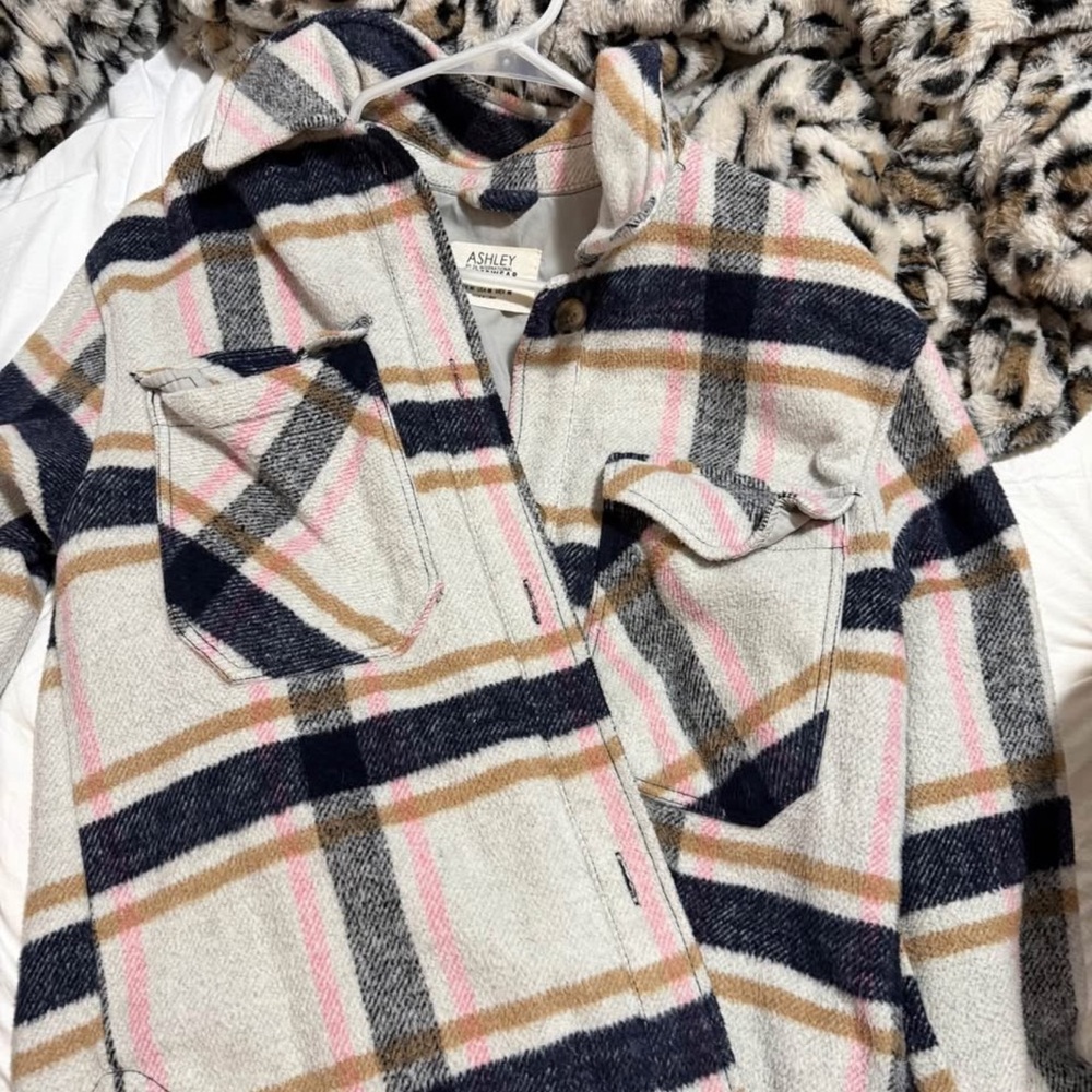 Ashley By 26 International Plaid Outerwear